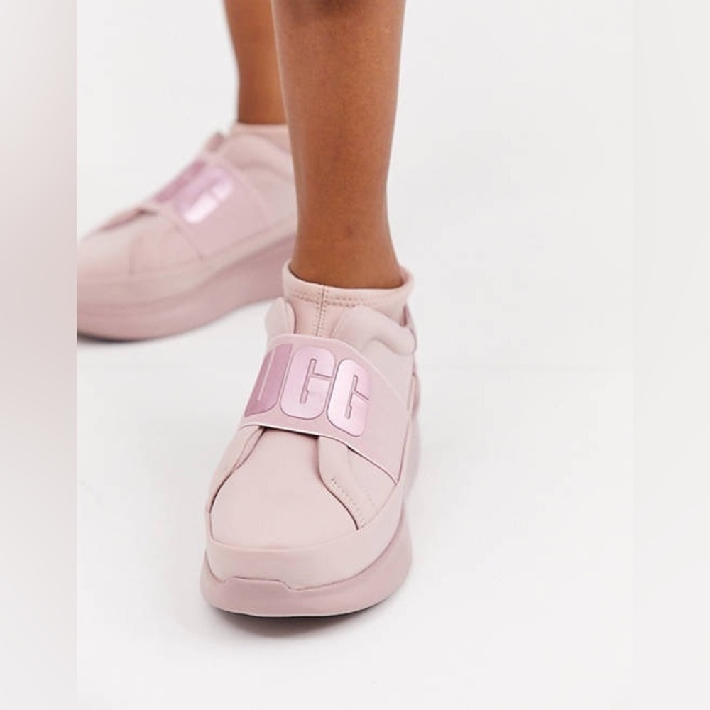 UGG Neutra Metallic Sneakers In Pink Crystal 6.5 / 37.5 Brand New